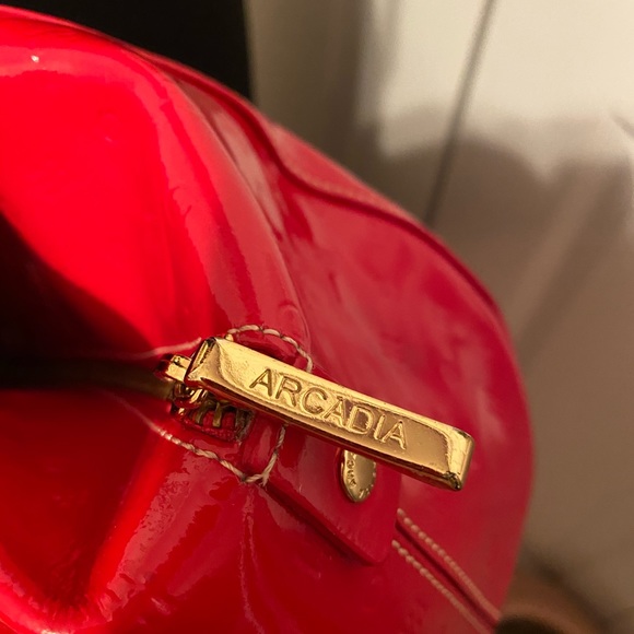 Arcadia patent leather satchel - Picture 4 of 12